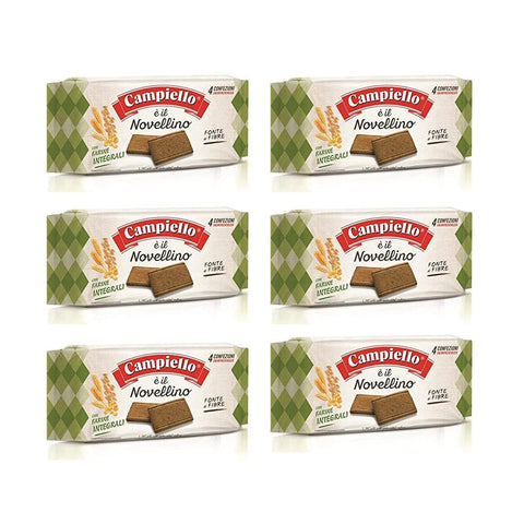 Campiello Novellino Integrali Vollkorn Kekse Kuchen Butterkeks 6x350g Original italienisch