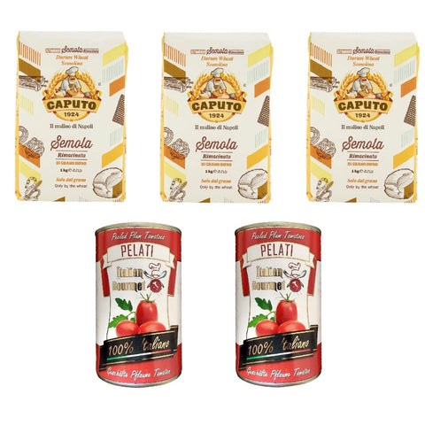 Caputo Hartweizengrieß Semola di grano duro rimacinata 3x1kg Original italienisch Sauce