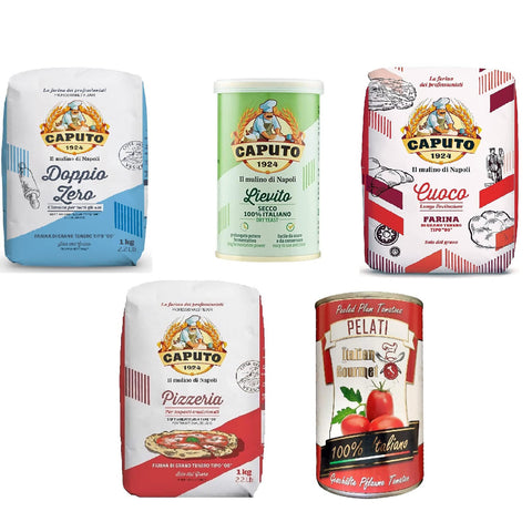Caputo Farina Molino Doppio zero Classica Cuoco Pizzeria Pizza Napoli 3x1kg Original italienisch Sauce