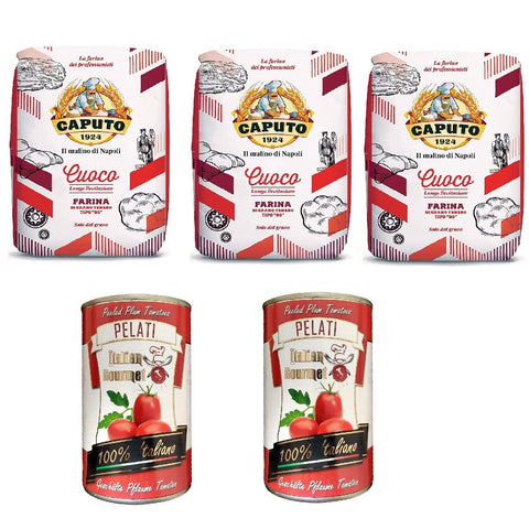 Caputo Farina Molino Cuoco Pizzamehl Pizza Mehl 3x1kg Original italienisch Sauce