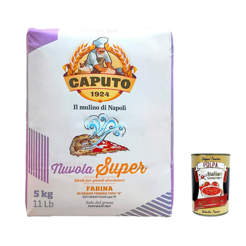 Caputo Farina Molino Nuvola Super Pizza Napoli Pizzamehl für leichten teig 100% natürliche 5x5kg Original italienisch Gebäck