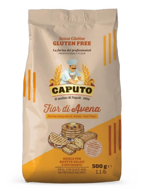 Caputo Teffmehl 3x Caputo Fior di Avena Vollkorn-Hafermehl, glutenfrei, 500 g