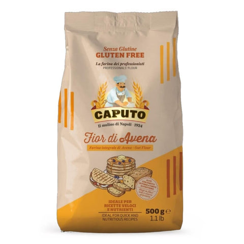 Caputo Teffmehl 3x Caputo Fior di Avena Vollkorn-Hafermehl, glutenfrei, 500 g