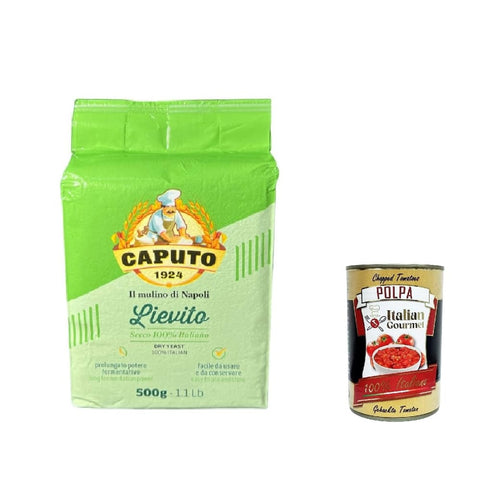 Caputo Trockenhefe Caputo Lievito Secco 100% Italienisch Trockenhefe für die Bäckerei Hohe Aktivität pizza 500 g Original 8014601100023