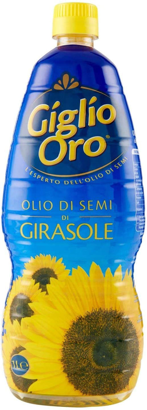 Carapelli Öl 6x Carapelli Giglio oro girasole 1L Sonnenblumenöl aus italien Speiseöl Öl 8002470000636