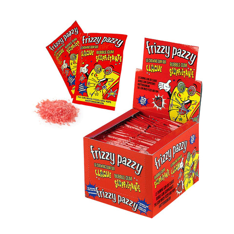 Casa del Dolce Frizzy Pazzy Erdbeere, Beutel mit 1x7g Original italienisch Fruchtgummis