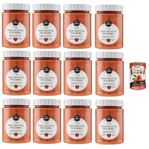 Cascina San Fertiggerichte Cascina San CASSIANO Ricotta-Pecorino-Sauce 290 g 12x italienisch Original Pastasauce 8015312775173