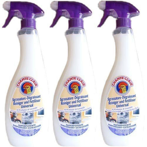 Chante Clair Lavendel Sgrassatore universale Entfetter Reiniger 3x625ml Original italienisch Haushalt