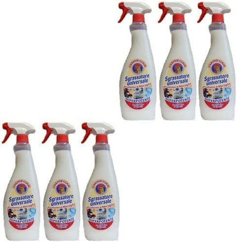 Chante Clair Allzweckreiniger 6x Chante Clair Sgrassatore universale Superpotente 625 Entfetter Reiniger 8015194154677