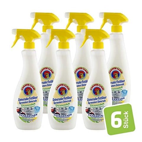 Chante Clair Allzweckreiniger 6x Chante Clair - Universaler Fettlöser Zitronenduft 750ml 8015194508111