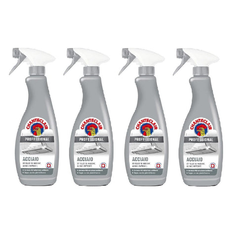 Chante Clair Entfetter 4x Chante Claire Professional Acciaio Professioneller Stahlreiniger 700ml 8015194526207
