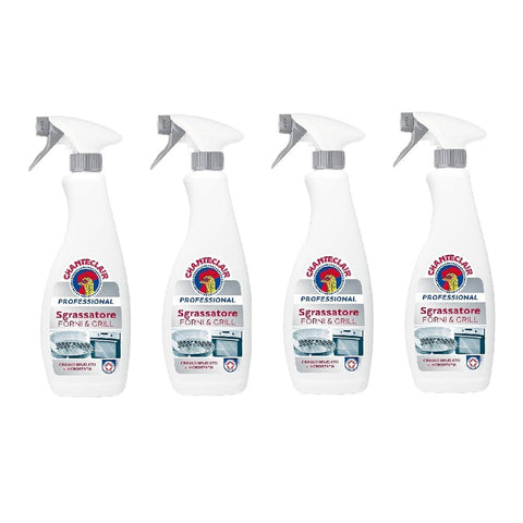 Chante Clair Entfetter 4x Chante Claire Sgrassatore Professional Forni E Grill Professioneller Ofen- und Grill-Entfetter, 700 ml 8015194526160