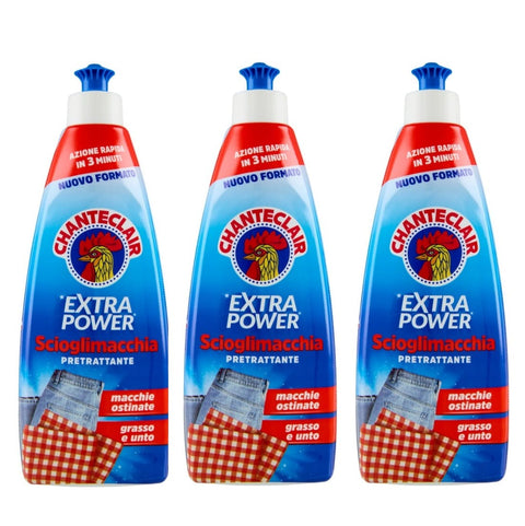 Chante Clair Kategorien 3x Chanteclair Extra Power Scioglimacchia Pretrattante Fleckentferner für hartnäckige Flecken, Fett und Öl auf Textilien, 500 ml 500 ml 8015194535025