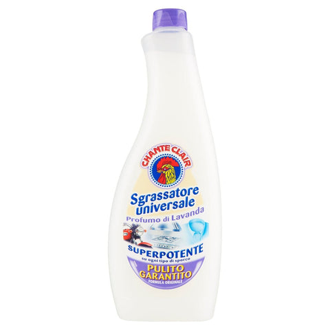 Chante Clair – Universal Fettlöser, Lavendelduft, superstark gegen jede Art von Schmutz, 625 ml, 5er Pack italienisch Original