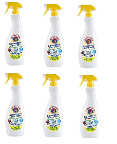 CHANTECLAIR Chante Clair Limone Sgrassatore universale Superpotente Entfetter Reiniger 6x Original italienisch