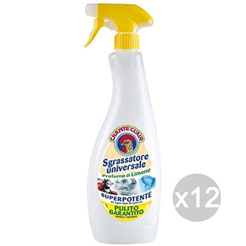 CHANTECLAIR Allzweckreiniger Set 12 Chante Clair Fettlöser 625 Spray Zitrone Reinigungsmittel reinigen und der Haus 7438634621088