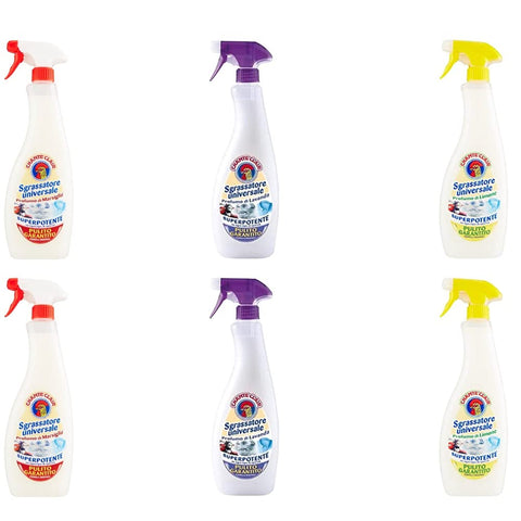 CHANTECLAIR Allzweckreiniger Testpaket Chante Clair Sgrassatore universale Marsiglia Limone Lavanda 6x 625ml 8015194508180