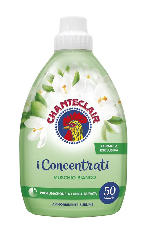 CHANTECLAIR Flüssiger Weichspüler Testpaket ChanteClair Ammorbidente Weichspüler Weißer Moschus (1 x 1000ml) - ChanteClair Sgrassatore universeller Entfetter (3 x 625ml) 8015194522513