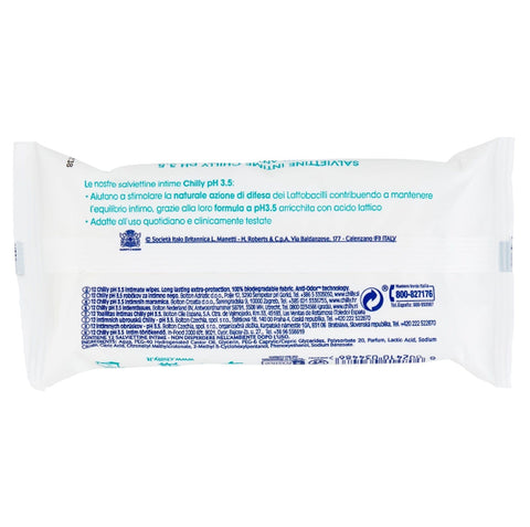 Chilly Intimduschen 12x Chilly pH 3.5 Salviettine Intime Anti-Geruchs-Intimtücher 8002410034486