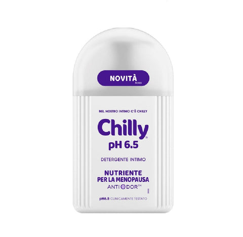 Chilly Intimwaschmittel 3x Chilly Menopausa Detergente Intimo Pflegendes Intimreinigungsmittel für die Wechseljahre 200 ml 8002410038033