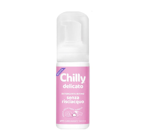 Chilly Intimwaschmittel Chilly Detergente Intimo Delicato senza risciacquo Zartes Intim-Mousse ohne Abspülen, 100 ml 8002410037395
