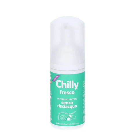Chilly Intimwaschmittel Chilly Detergente Intimo Fresco senza risciacquo Frisches Intimmousse ohne Abspülen, 100 ml 8002410039122
