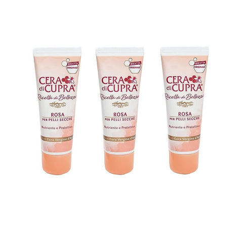 Ciccarelli Cremes Ciccarelli Cera di Cupra Rosa per pelli secche Creme für trockene Haut mit Bienenwachs Nährend und schützend Tube 75 ml Hautpflege Dermatologisch Getestet italienisch Original 8002140050114
