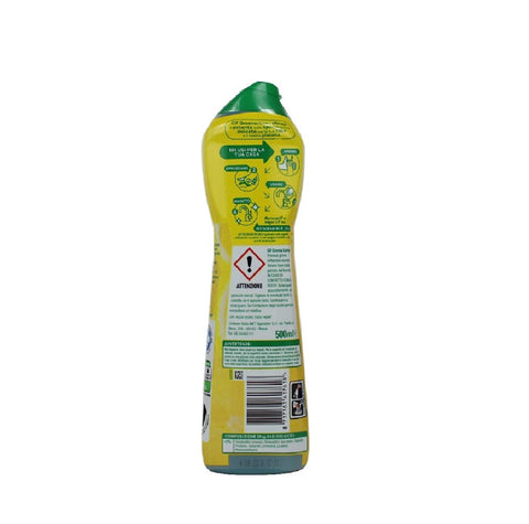 Cif Waschmittel Cif Crema con micro particelle mit 100 % natürlichen Zitronen-Reinigungsmikropartikeln, 500 ml 8717163617618