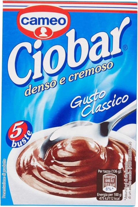 Ciobar Kakao & Heiße Schokolade 12x 5 tassen Cameo Ciobar Classico heiße schokolade hot chocolate 125g 12x5 Beutel 8003000024917