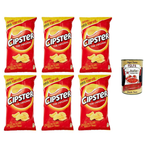 Cipster Reiswaffeln Cipster The Original italienisch Croccantezza Irresistibile Unwiderstehliche Knusprigkeit 6x 150gr italienisch inkl. Italian Gourmet Polpa 400g 8032804040014