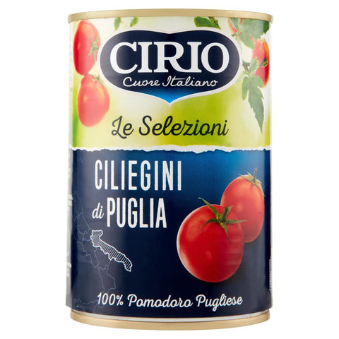 Cirio Ciliegini di Puglia Die Kirschtomaten Puglia Die Kirschtomaten 24x400g Original italienisch Feinkost