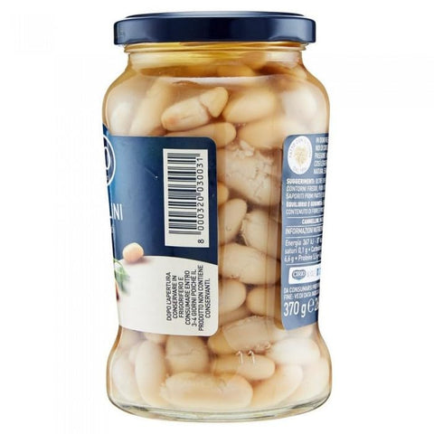 Cirio Hülsenfrüchte & Bohnen Cirio I Cannellini, Teneri e Delicati, Cannellini, zarte und zarte Cannellini-Bohnen 12x370gr 8000320030031