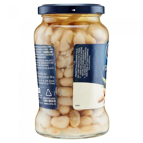 Cirio Hülsenfrüchte & Bohnen Cirio I Cannellini, Teneri e Delicati, Cannellini, zarte und zarte Cannellini-Bohnen 12x370gr 8000320030031