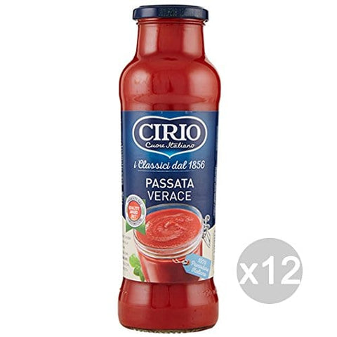 Cirio Pastasaucen Set 12 CIRIO Past Verace Gr 700 Verband Für Pasta 8058615101560