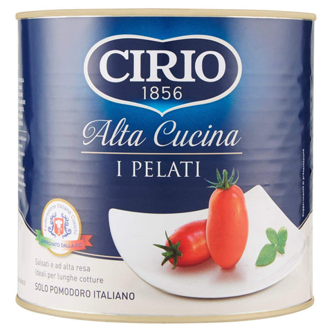Cirio Hohe Küche geschält Großformat 1x2500g Original italienisch Schältomaten