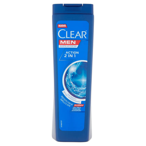 Clear Shampoos Shampoo Antiforfora Action 2 in 1 Tutti i Tipi di Capelli e Cute 225 ml 8710847959622