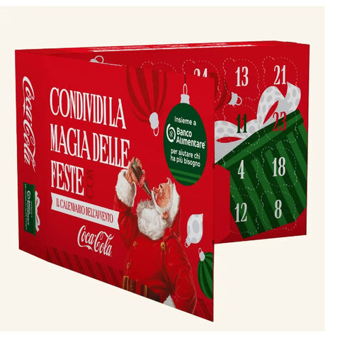 Coca-Cola Calendario dell'Avvento 2025 Adventskalender 2025 italienisch Original