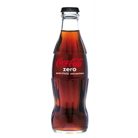 Coca-Cola Cola KARTON 24 COCA COLA ZERO GLASFLASCHE 330ml 5449000147196