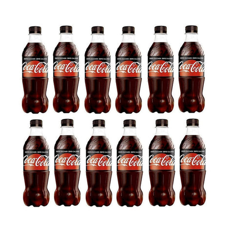 Coca Cola Soft Drink 12x Coca Cola Zero Zuckerfrei 450ml 90375323
