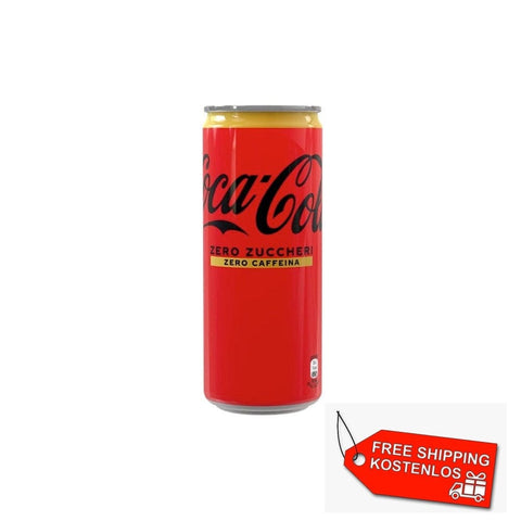 Coca Cola Soft Drink 72 x COCA-COLA Zero Zuccheri Zero Caffeina Einwegdose 330ml 5449000233295
