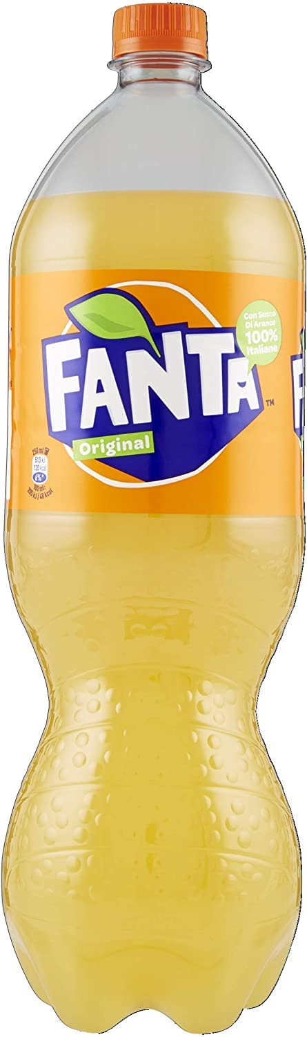 CocaCola Limonade 12x Fanta Orange Orangenlimonade flasche 1,5 L PET 100% italienische Orangen 5449000246189