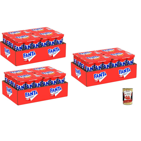 CocaCola Fanta Zero Zuccheri Gusto Aranciata Rossa mit sizilianischem Blutorangensaft ohne Zuckerzusatz und 72 x 330 ml italienisch Original