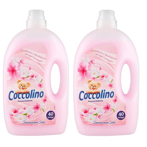 Coccolino Ammorbidente Diluito Sensazione Seta Verdünnter Weichspüler 40 Wäschen 3Lt 2x Original italienisch