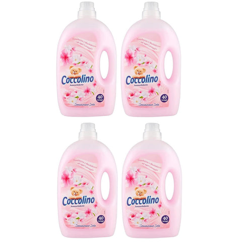 Coccolino Ammorbidente Diluito Sensazione Seta Verdünnter Weichspüler 4x3l Original italienisch Haushalt