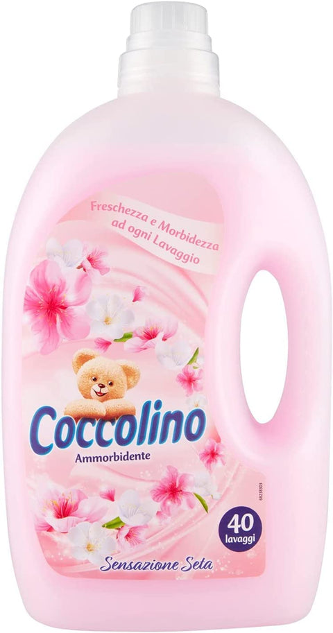 Coccolino Ammorbidente Diluito Sensazione Seta Verdünnter Weichspüler 40 Wäschen 3Lt Original italienisch
