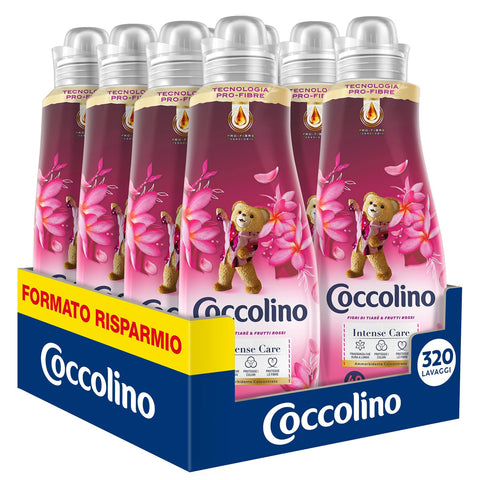 Coccolino Weichspüler Konzentrat Jasmin, 320 Waschladungen, 8 x 40 Waschgänge Original italienisch