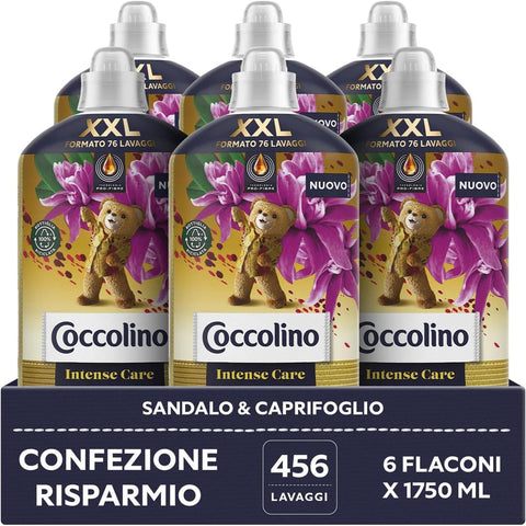 Coccolino Weichspülerkonzentrat, Sandelholz und Geißblatt 1x1750ml Original italienisch Haushalt