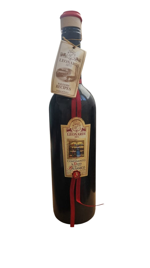 Colavita Essig Leonardi Condimento Balsamico Dama "Serie 3" Balsamico-Dressing 750ml - Ruiniertes Etikett 8033378340050