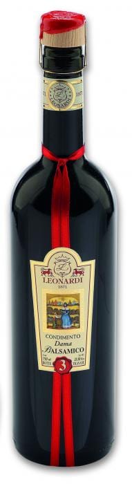 Colavita Essig Leonardi Condimento Balsamico Dama "Serie 3" Balsamico-Dressing 750ml - Ruiniertes Etikett 8033378340050