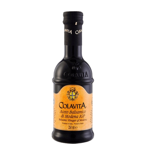 Colavita Koch- & Backzutaten Colavita Aceto Balsamico di Modena IGP, I.G.P, Balsamico-Essig aus Modena 250ml Glasflasche Original italienisch BESCHÄDIGTES ETIKETT 8001876552442